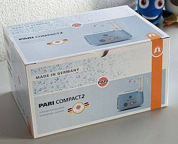 PARI Compact2 Inhalator Verpackung